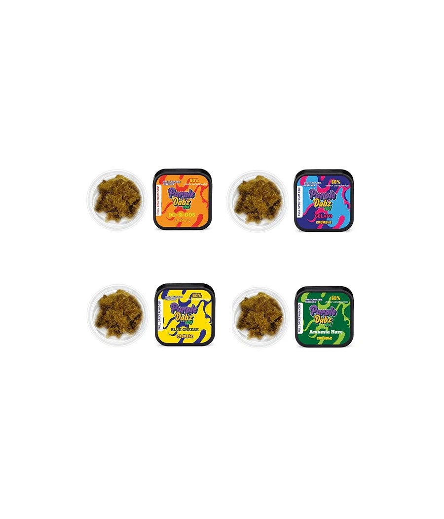Purple Dank 60% Full Spectrum Crumble - 1.0g (BUY 1 GET 1 FREE) Purple Dank 60% Full Spectrum Crumble - 1.0g (BUY 1 GET 1 FREE)