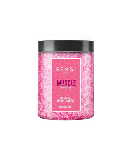 Sensi CBD 1000mg CBD Infused Bath Salts - 700g (BUY 1 GET 1 FREE)