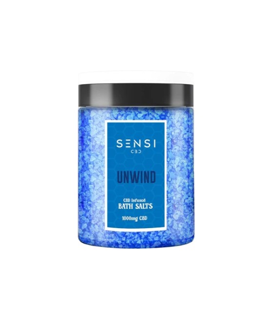 Sensi CBD 1000mg CBD Infused Bath Salts - 700g (BUY 1 GET 1 FREE)