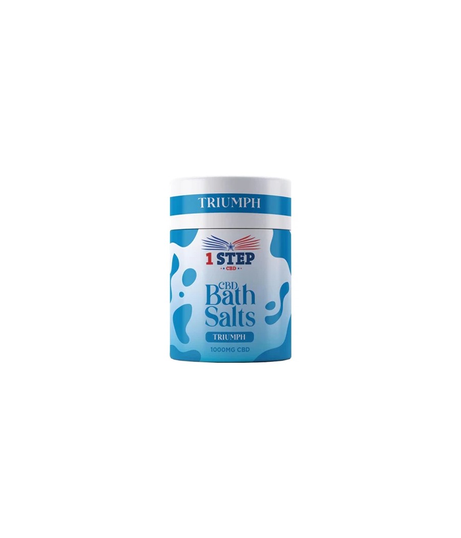 1 Step CBD 1000mg CBD Bath Salts - 500g (BUY 1 GET 1 FREE)