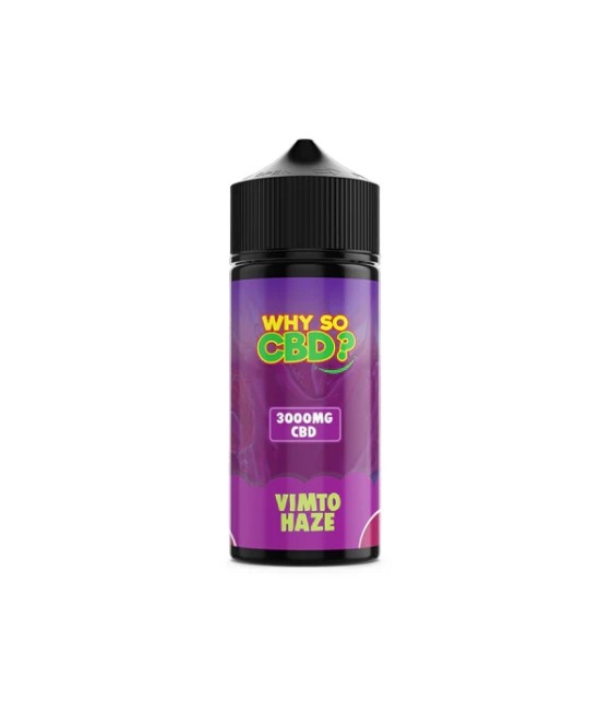 Why So CBD? 3000mg Full Spectrum CBD E-liquid 120ml Why So CBD? 3000mg Full Spectrum CBD E-liquid 120ml