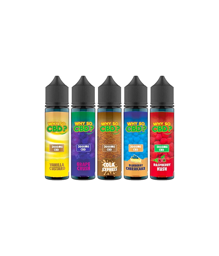 Why So CBD? 2000mg Full Spectrum CBD E-liquid 60ml Why So CBD? 2000mg Full Spectrum CBD E-liquid 60ml