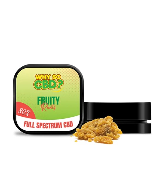 Why So CBD? 80% Full Spectrum CBD Crumble 5g Why So CBD? 80% Full Spectrum CBD Crumble 5g