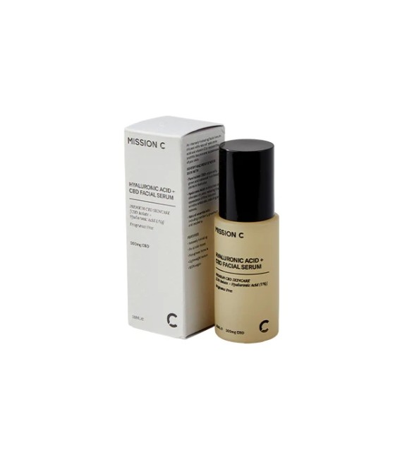 Mission C Hyaluronic Acid + 300mg CBD Facial Serum - 30ml