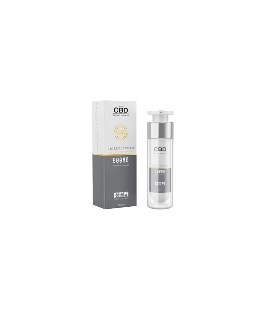 CBD by British Cannabis 500mg CBD Rescue Cream 50ml CBD by British Cannabis 500mg CBD Rescue Cream 50ml