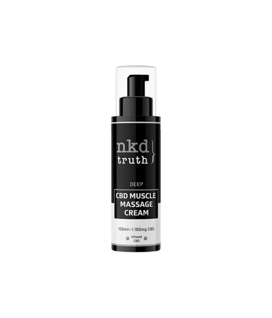 NKD 100mg CBD Deep Muscle Massage Cream - 100ml