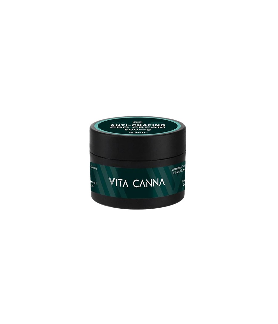 Vita Canna 500mg CBD Anti-Chafing Cream 50ml Vita Canna 500mg CBD Anti-Chafing Cream 50ml