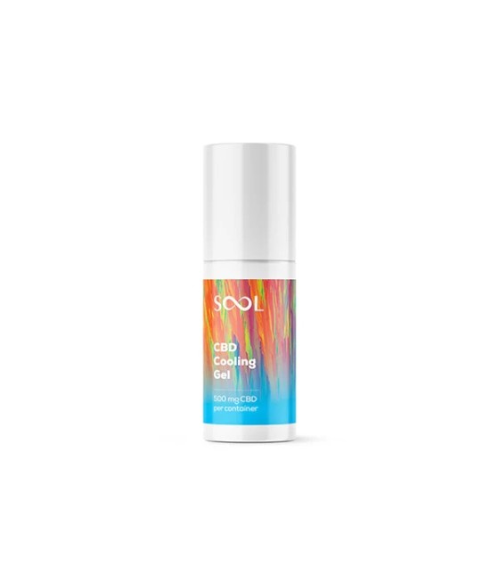 SOOL 500mg CBD Muscle Relief Cooling Gel 100ml (BUY 1 GET 1 FREE)
