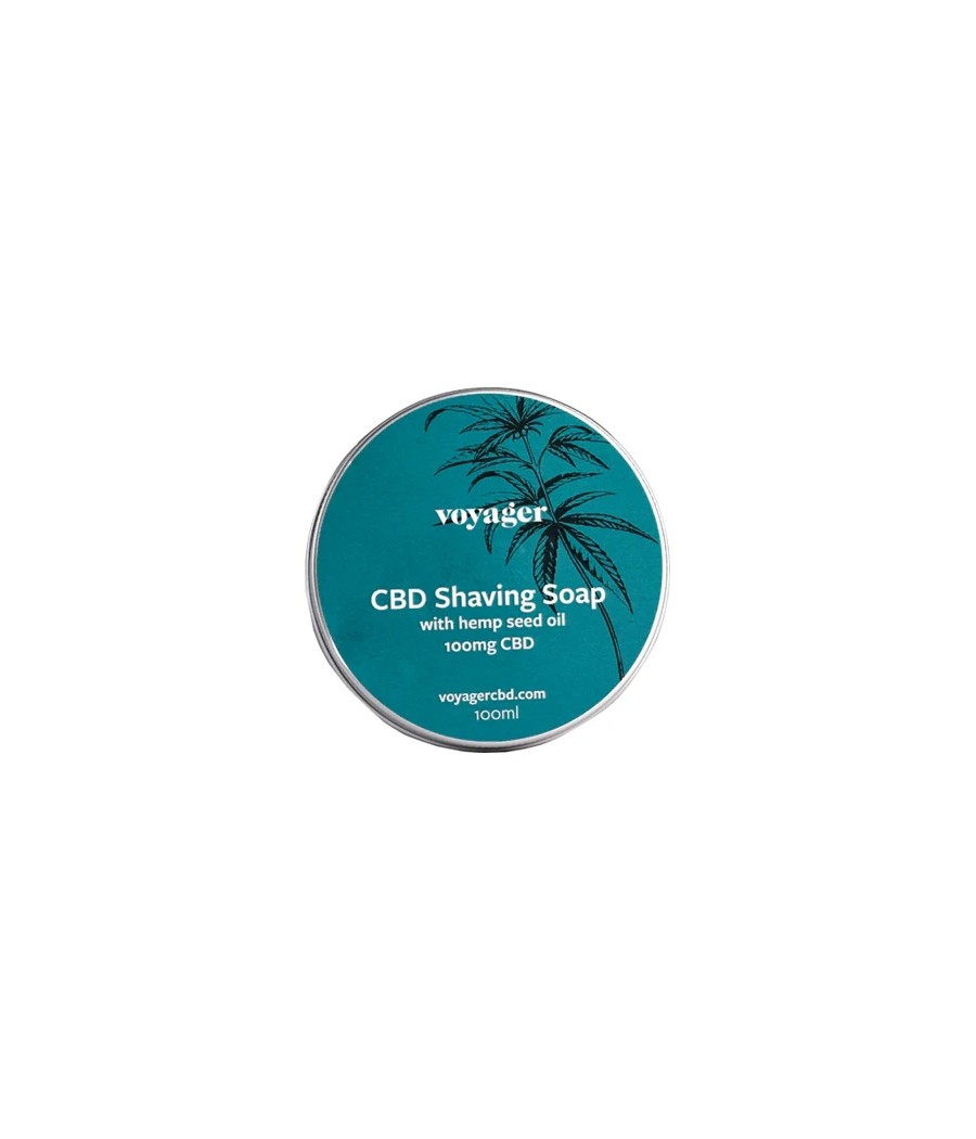 Voyager 100mg CBD Shaving Soap - 100ml Voyager 100mg CBD Shaving Soap - 100ml