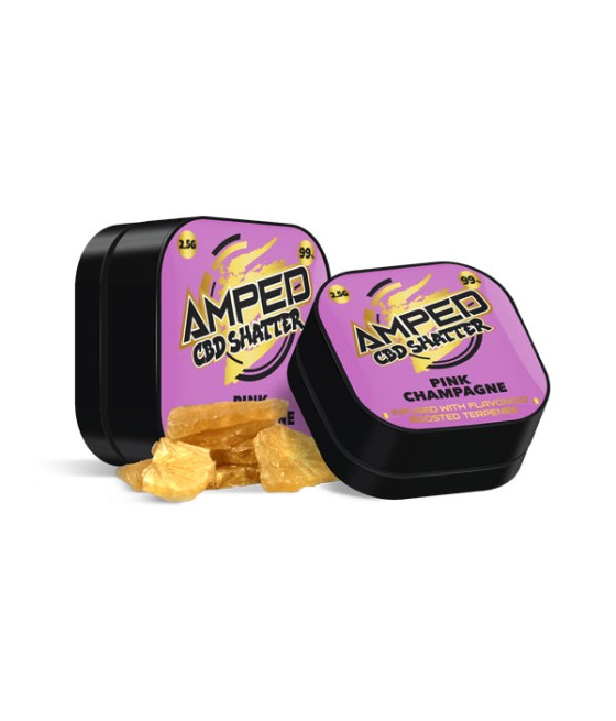 99% CBD Shatter 1g by Amped...