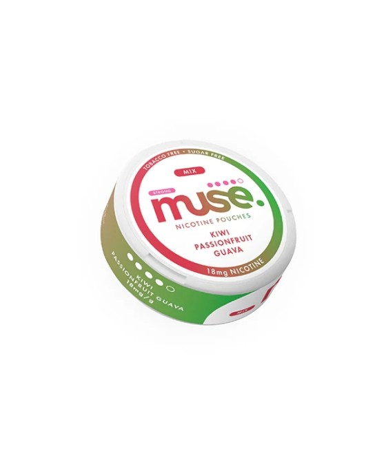 18mg Muse Nicotine Pouches (UK Made) - 20 Pouches 18mg Muse Nicotine Pouches (UK Made) - 20 Pouches