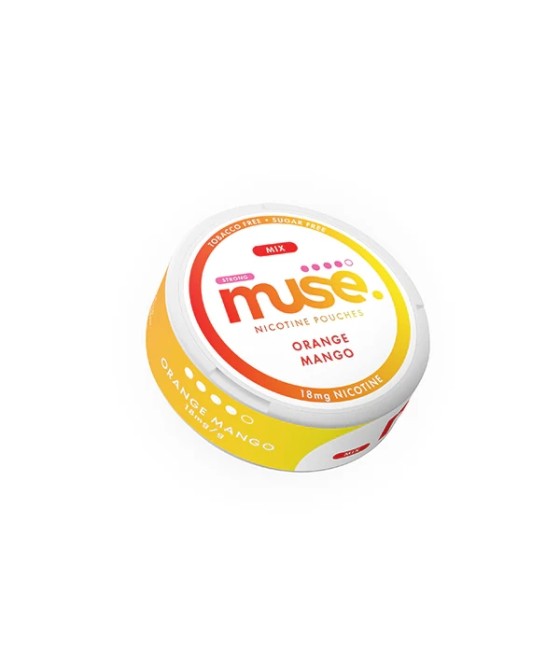 18mg Muse Nicotine Pouches (UK Made) - 20 Pouches 18mg Muse Nicotine Pouches (UK Made) - 20 Pouches