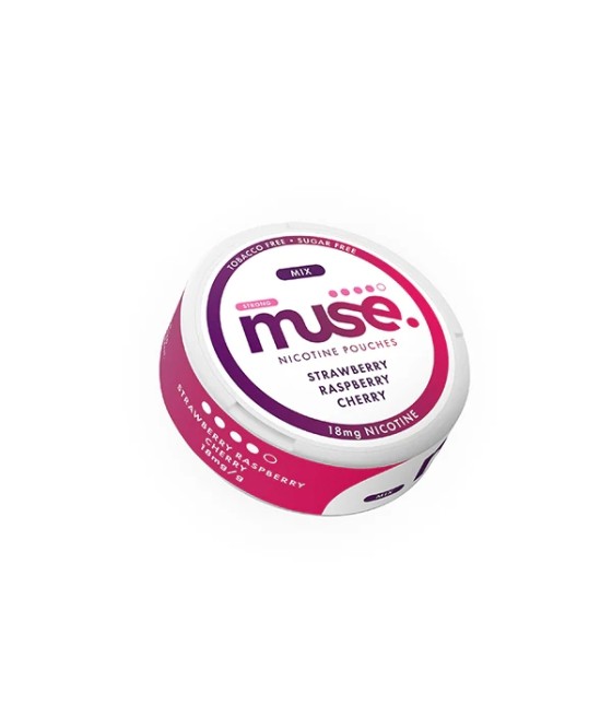 18mg Muse Nicotine Pouches (UK Made) - 20 Pouches 18mg Muse Nicotine Pouches (UK Made) - 20 Pouches