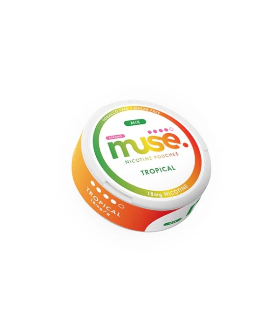 18mg Muse Nicotine Pouches (UK Made) - 20 Pouches 18mg Muse Nicotine Pouches (UK Made) - 20 Pouches