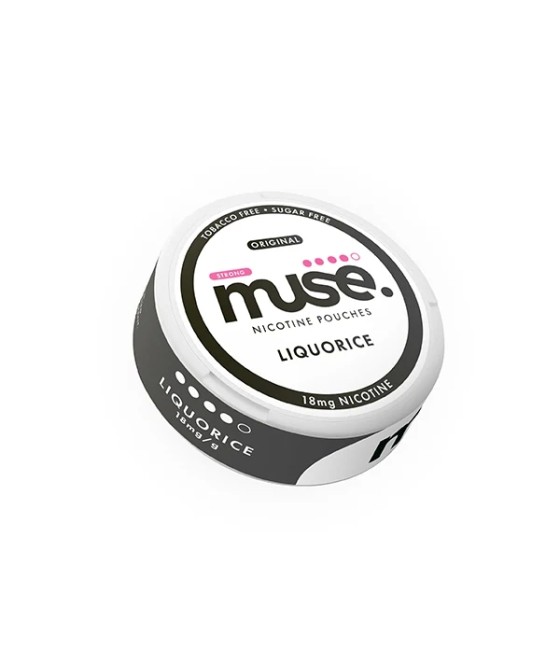 18mg Muse Nicotine Pouches (UK Made) - 20 Pouches 18mg Muse Nicotine Pouches (UK Made) - 20 Pouches