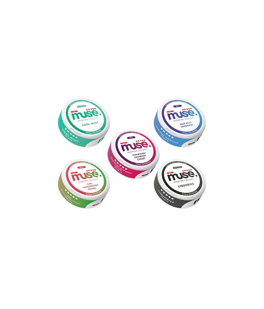 24mg Muse Nicotine Pouches (UK Made) - 20 Pouches 24mg Muse Nicotine Pouches (UK Made) - 20 Pouches