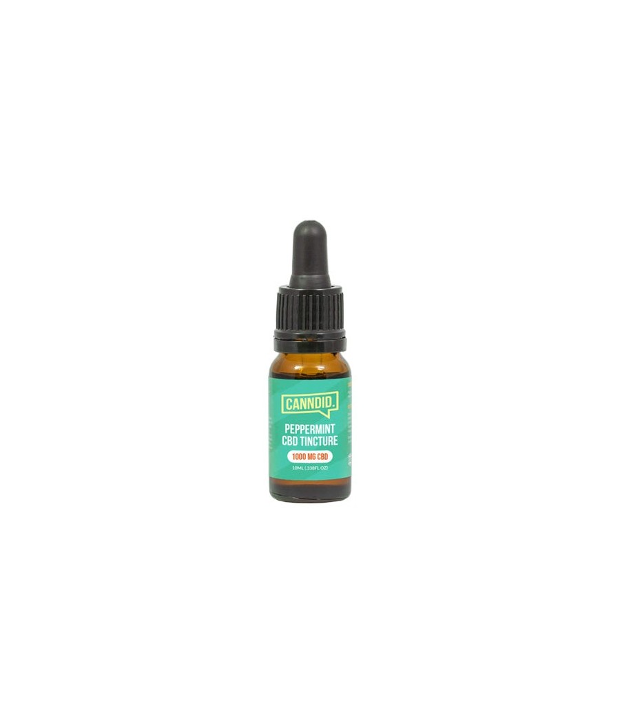 Buy 1000mg CBD Tincture Oil 10ml - Peppermint | Canndid