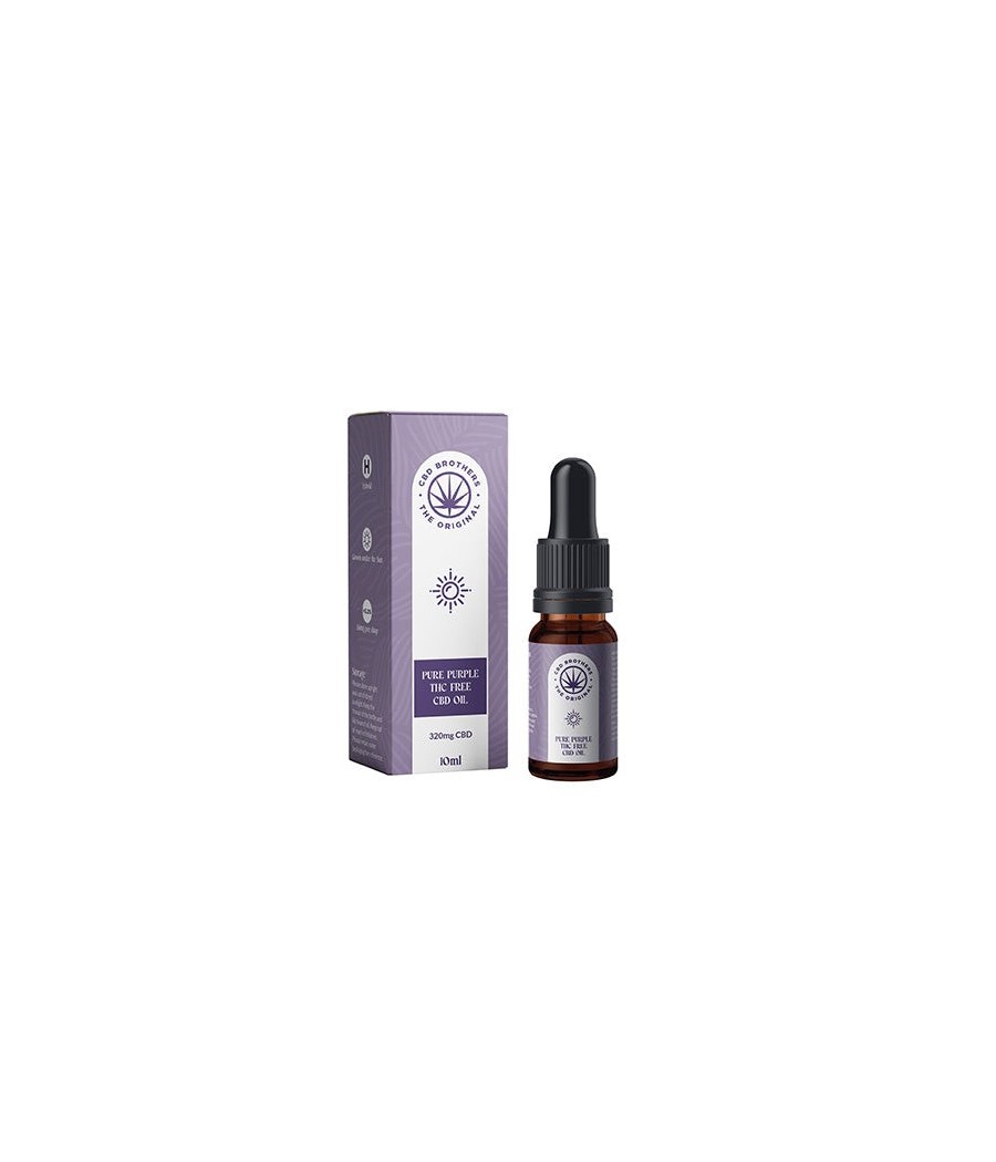 Buy Pure Purple 320mg CBD Oil - 10ml | CBD Brothers