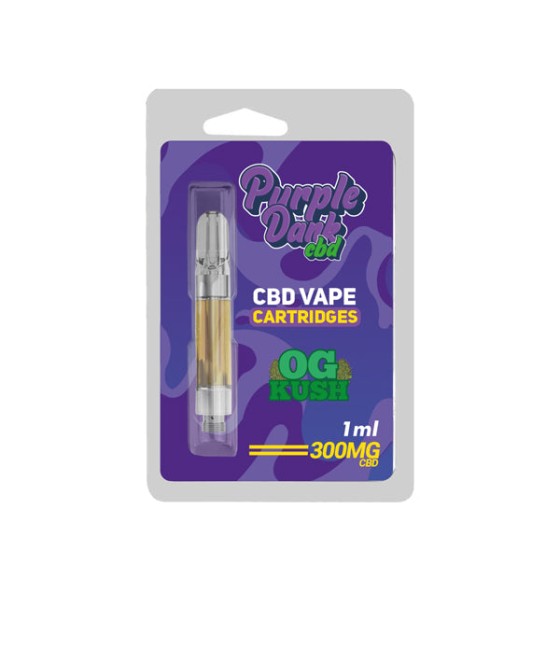 Buy Purple Dabz CBD Vape Cartridges 300 & 600 MG - OG Kush  | Purple Dank