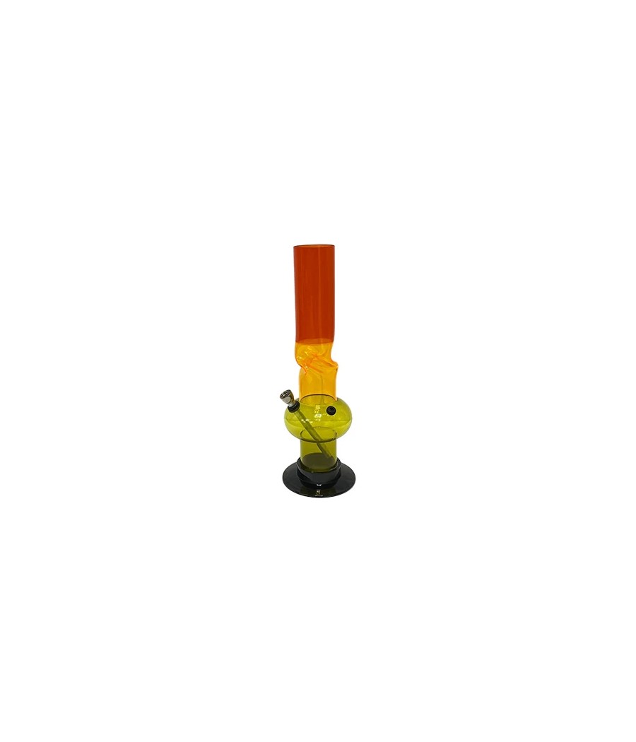 14" Mixed Three Tone Colour Acrylic Bong - FA-01C (GS0245)