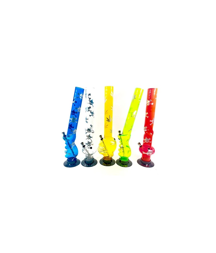 18" Mixed Design Acrylic Bong - FAP-A