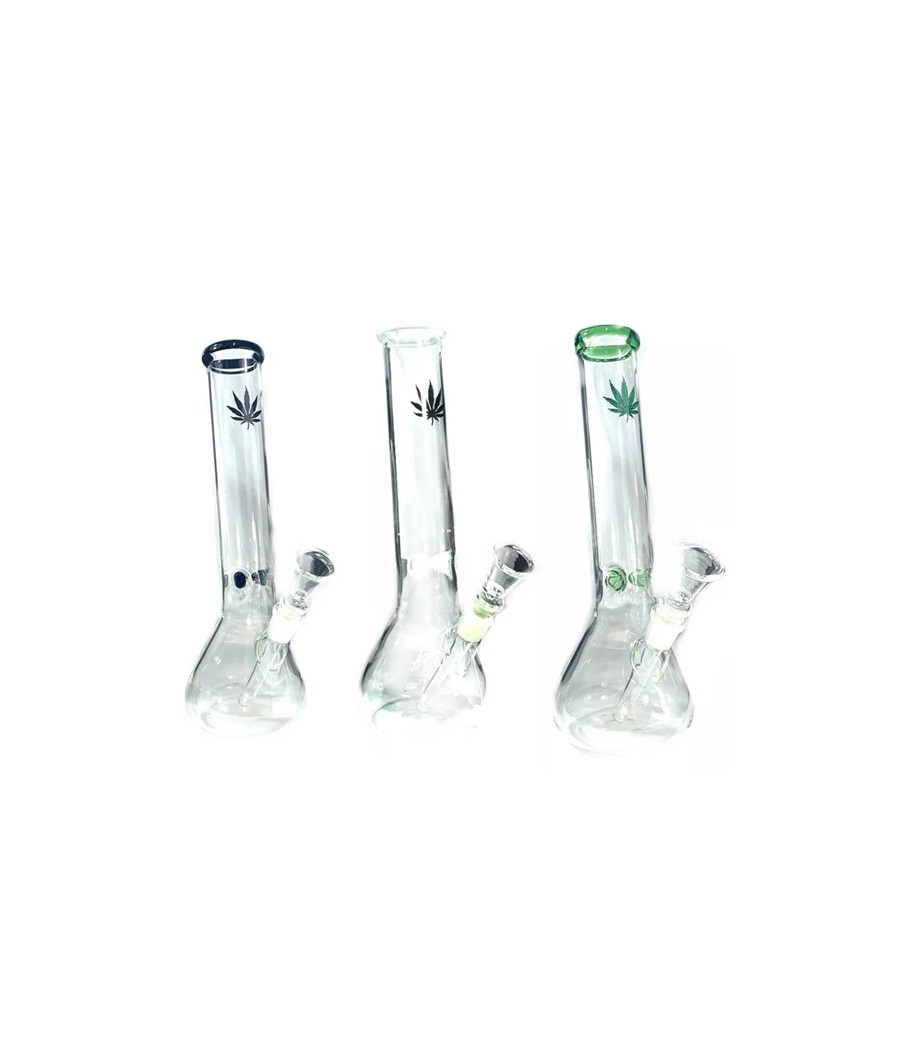 8 x 12" Handicrafted Glass Bong - GWP-12(GS0914)