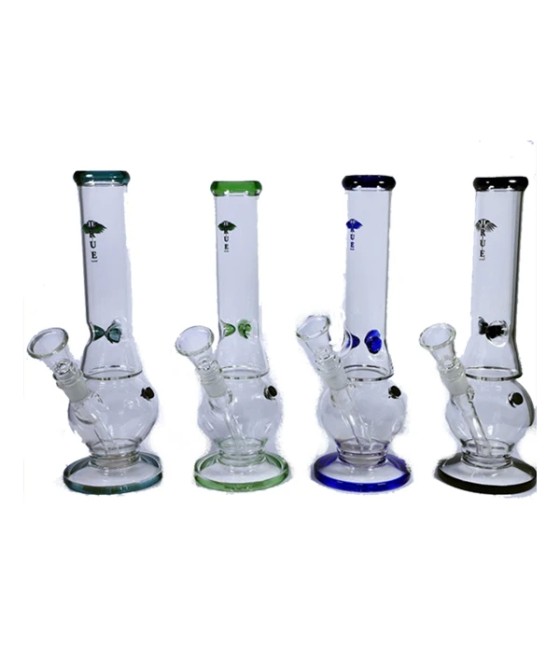 6 x 12" TRUE Small Ice Glass Bong - GWP-102