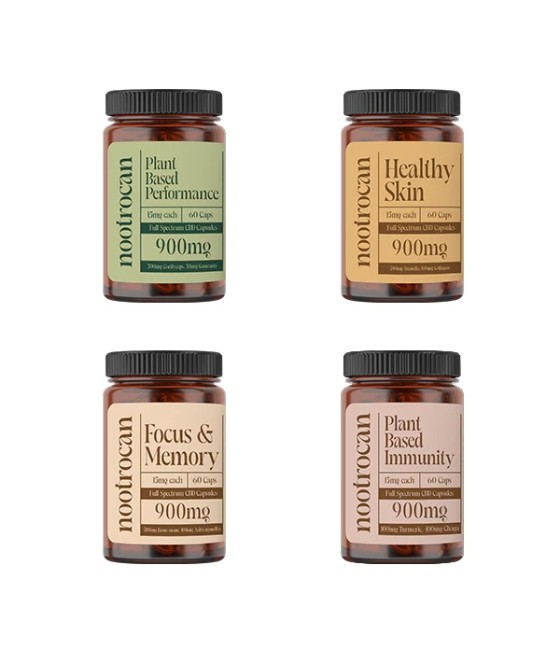 Nootrocan 900mg Full Spectrum CBD Nootropic Capsules - 60 Caps