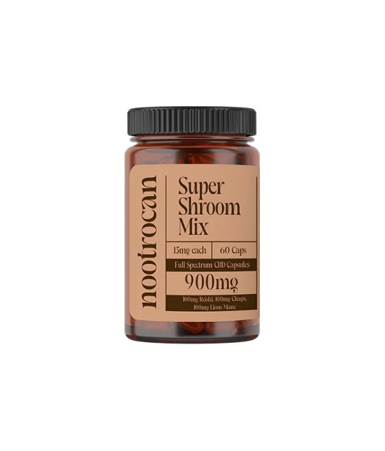 Nootrocan 900mg Full Spectrum CBD Nootropic Capsules - 60 Caps