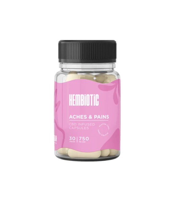 Hembiotic 5000mg Bulk Functional CBD Capsules - 200 Caps