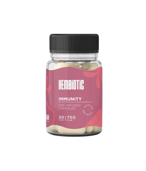 Hembiotic 750mg Functional CBD Capsules - 30 Caps