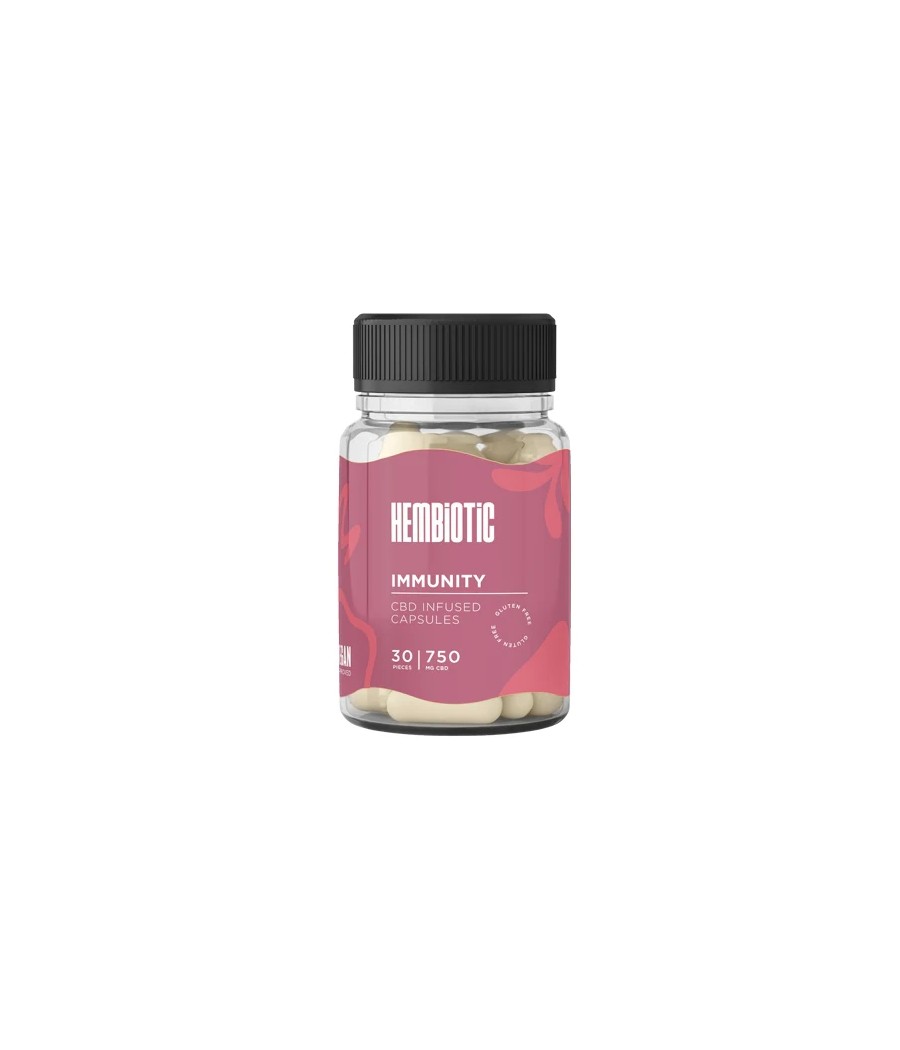 Hembiotic 750mg Functional CBD Capsules - 30 Caps