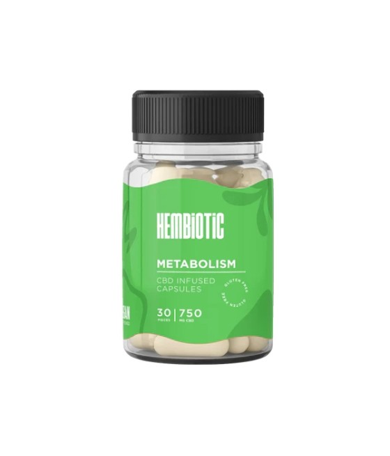 Hembiotic 750mg Functional CBD Capsules - 30 Caps