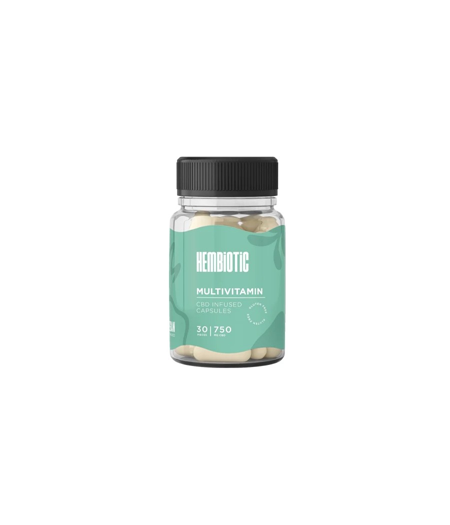 Hembiotic 750mg Functional CBD Capsules - 30 Caps