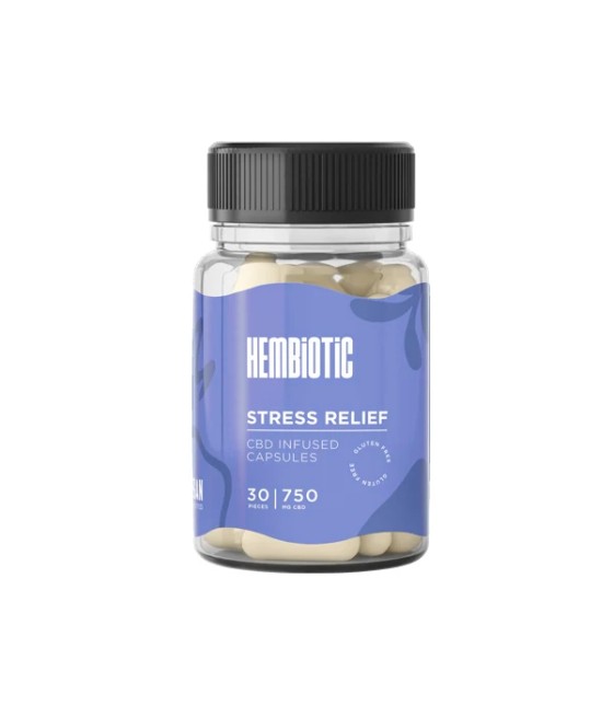 Hembiotic 750mg Functional CBD Capsules - 30 Caps