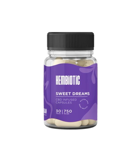 Hembiotic 750mg Functional CBD Capsules - 30 Caps