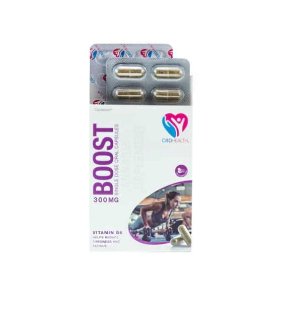 CBD by British Cannabis 300mg CBD Oral Capsules 30 Caps - Boost