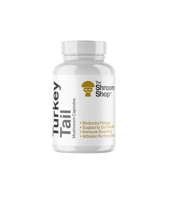 The Shroom Shop Turkey Tail Mushroom 45000mg Capsules - 90 Caps