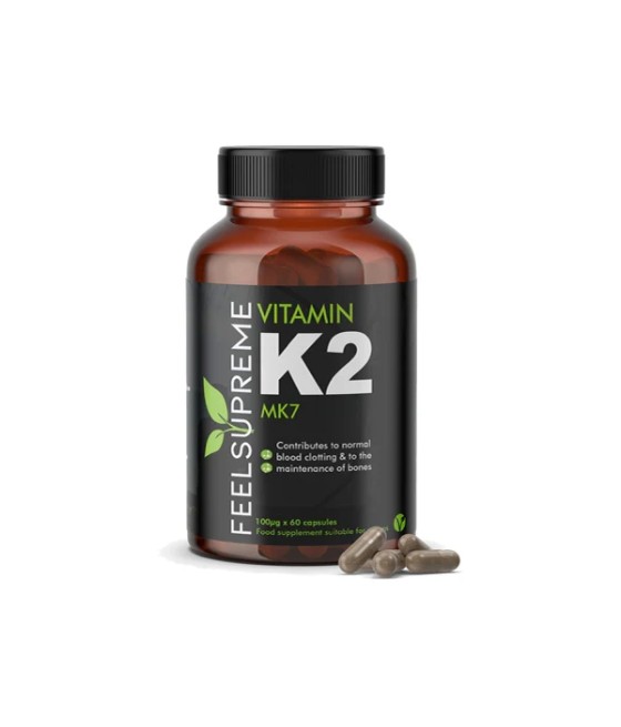 Feel Supreme 6000ug Vitamin K2 MK7 Capsules - 60 Caps