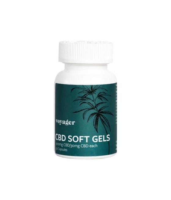 Voyager 900mg CBD Soft Gels - 30 Caps