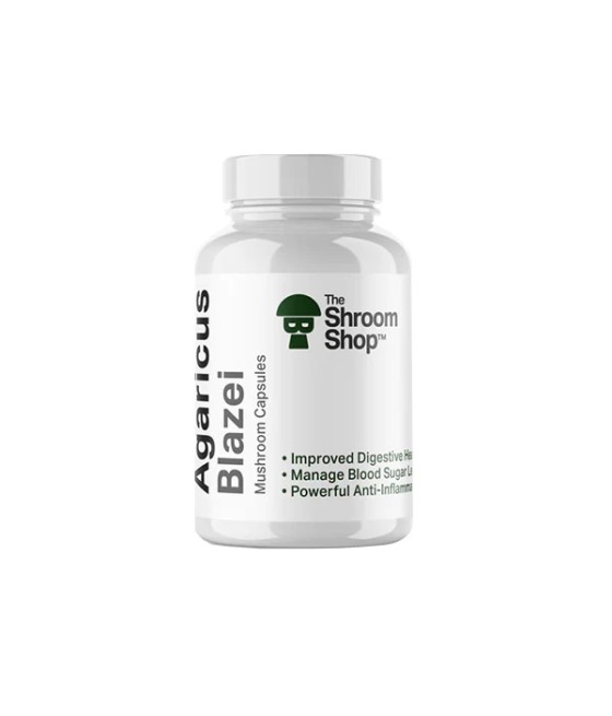 The Shroom Shop Agaricus Blazei 45000mg Capsules - 90 Caps
