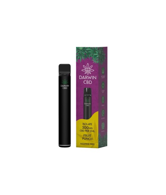 300mg Darwin CBD Prefilled Pod Vape Kit 600 Puffs