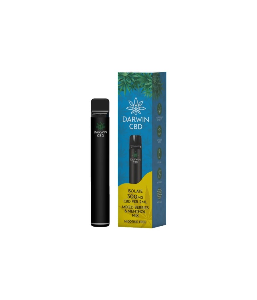 300mg Darwin CBD Prefilled Pod Vape Kit 600 Puffs
