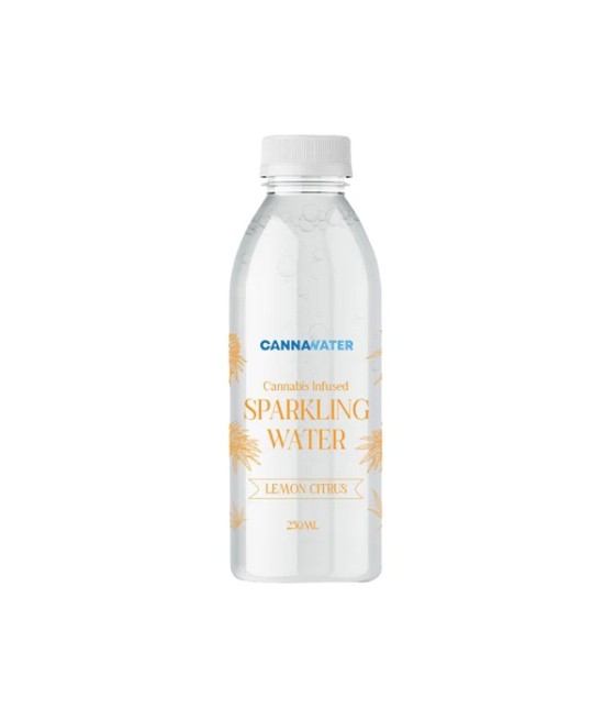 Cannawater Cannabis Infused Lemon Citrus Sparkling Water 250ml
