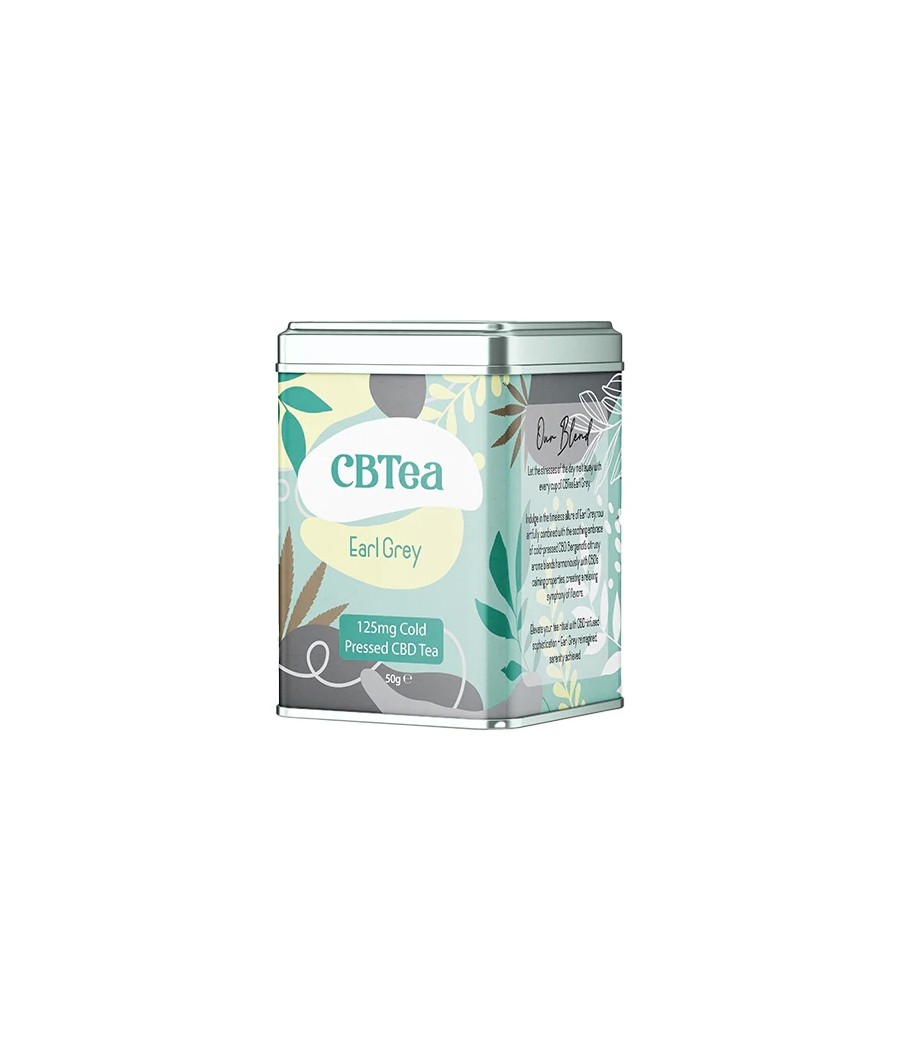 CBTea 125mg Cold Pressed Full Spectrum CBD Earl Grey - 50g