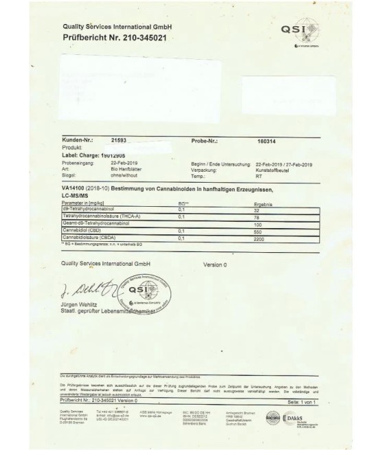 The Unusual Tea Company 3% CBD Hemp Tea - Chun Mee (Green Tea) 40g