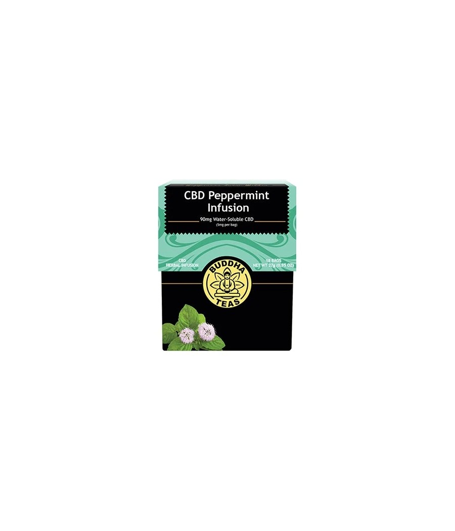 Buddha Teas 5mg CBD Tea Bags - Peppermint Infusion