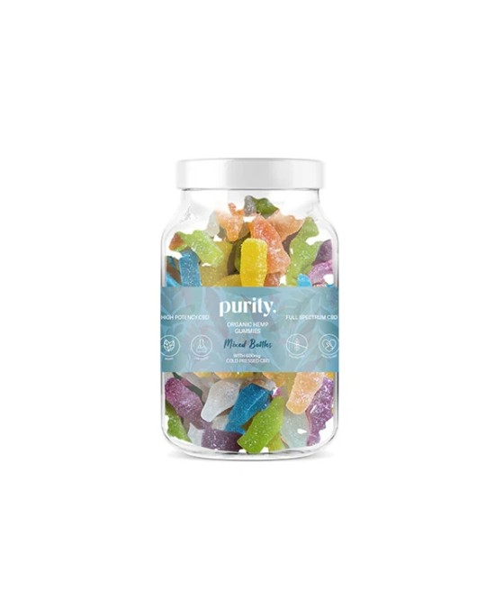 Purity 600mg Full-Spectrum CBD Vegan Gummies 400g