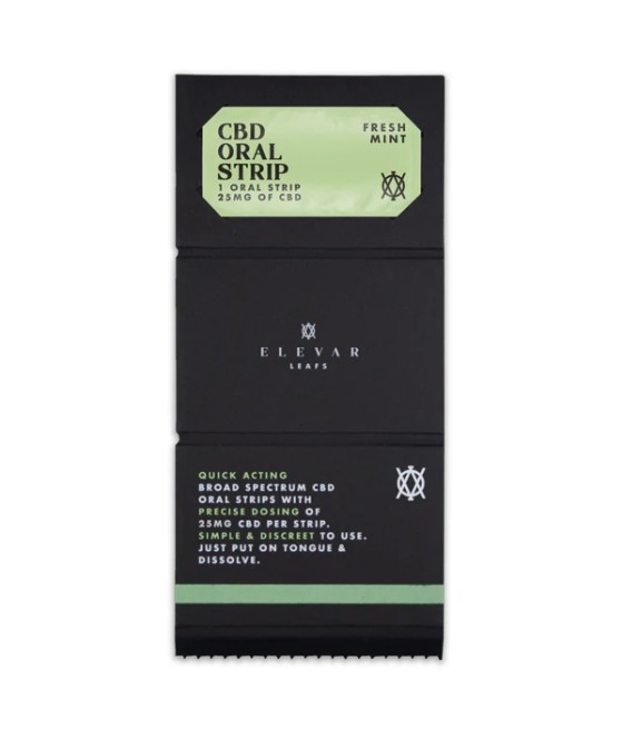 Elevar Leafs 125mg CBD Oral Strips