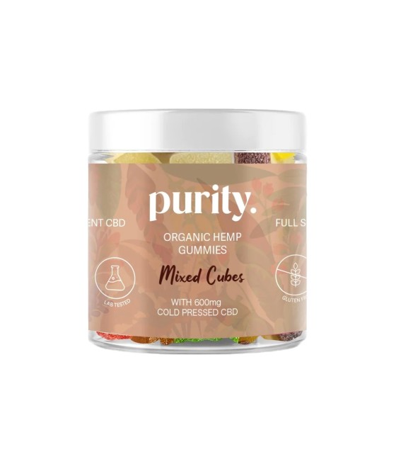 Purity 600mg Full-Spectrum CBD Vegan Gummies 150g